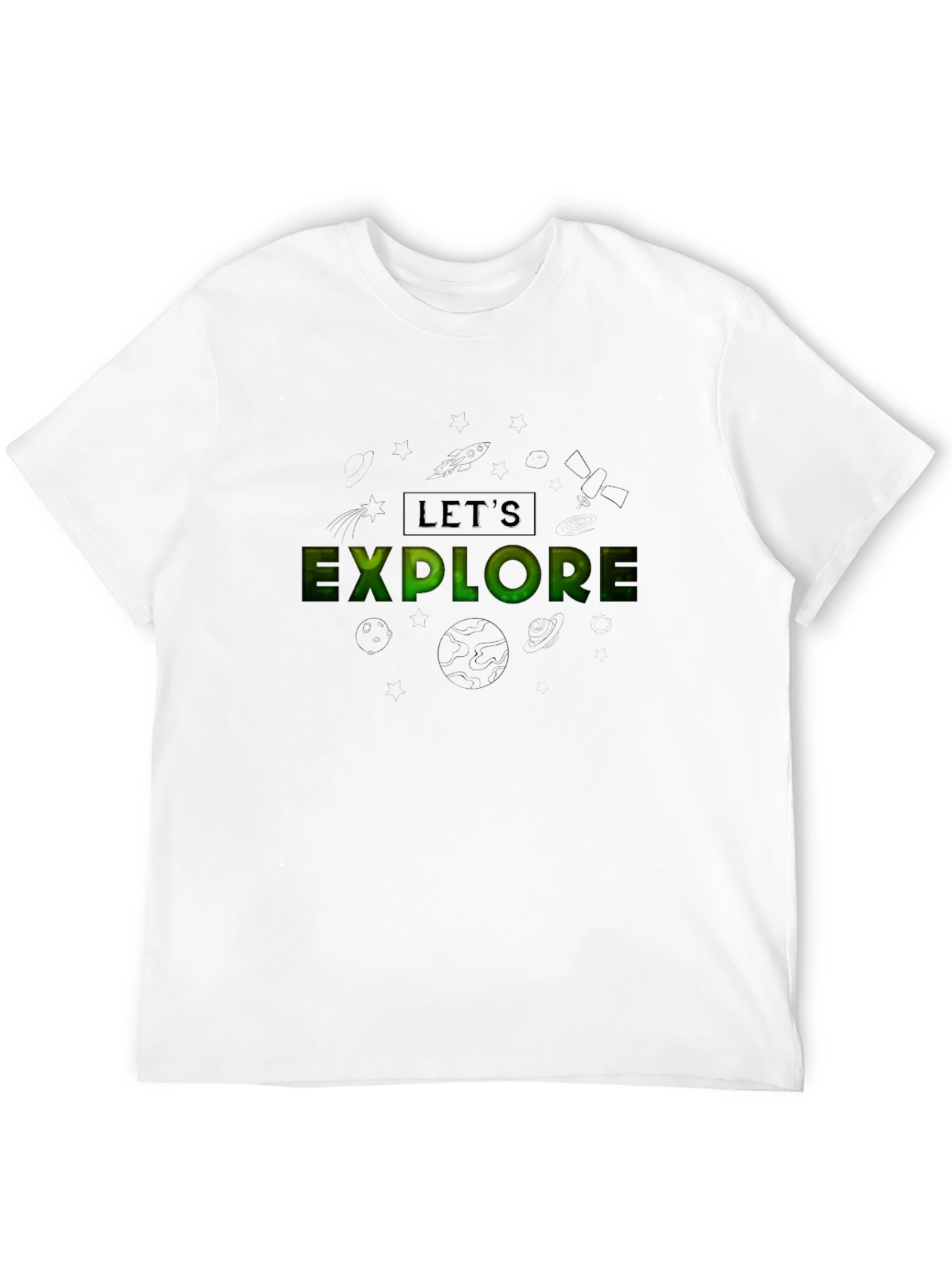 Lets Explore Black T-Shirt