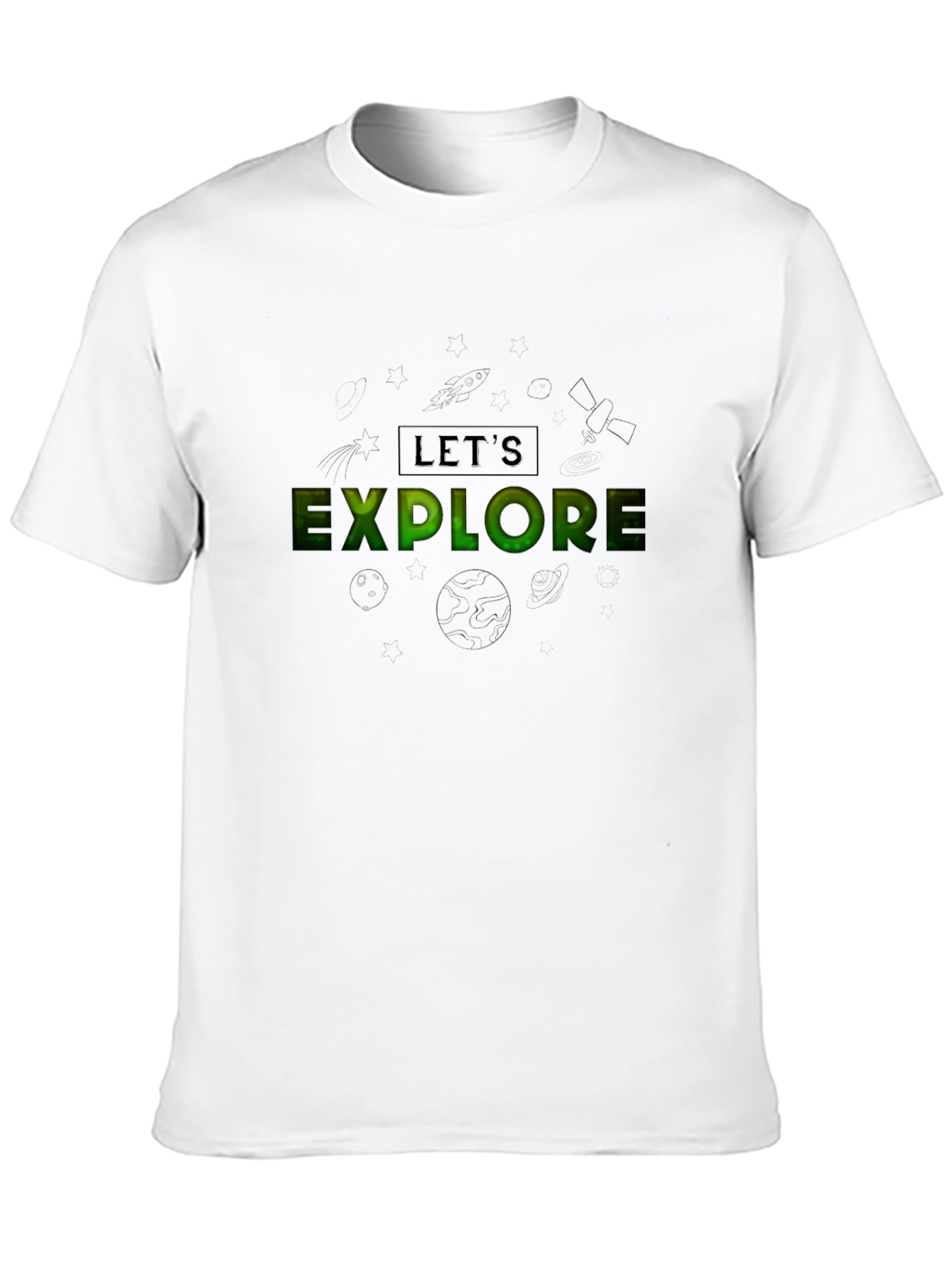 Lets Explore Black T-Shirt