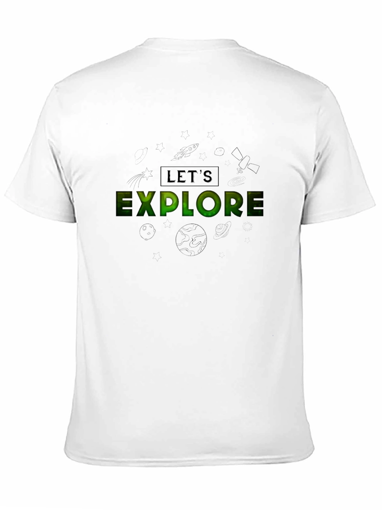 Lets Explore Black T-Shirt