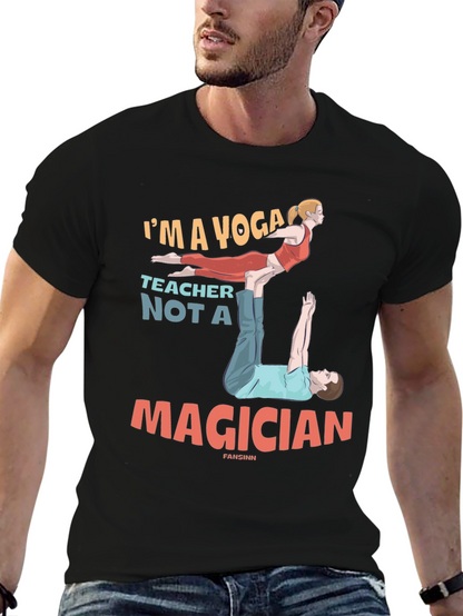 Yoga Teacher Graphic Tee - Funny Acro Yoga Design