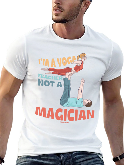 Yoga Teacher Graphic Tee - Funny Acro Yoga Design