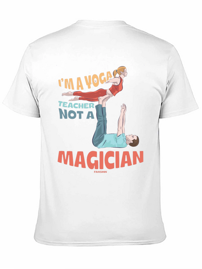 Yoga Teacher Graphic Tee - Funny Acro Yoga Design
