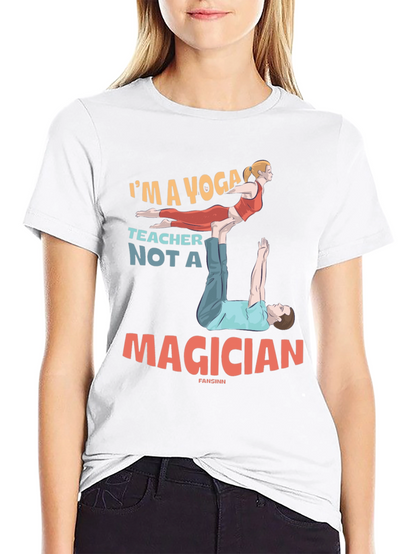 Yoga Teacher Graphic Tee - Funny Acro Yoga Design