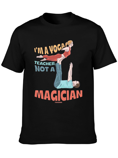 Yoga Teacher Graphic Tee - Funny Acro Yoga Design