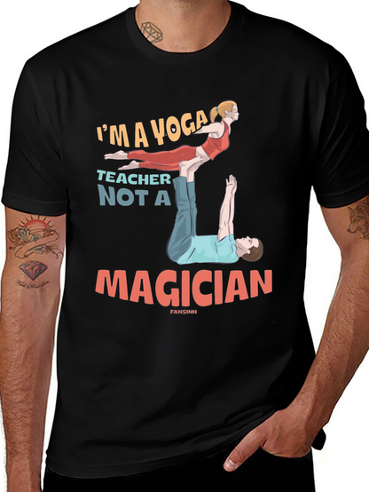 Yoga Teacher Graphic Tee - Funny Acro Yoga Design
