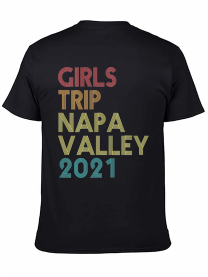 Girls Trip Napa Valley 2021 Black T-Shirt