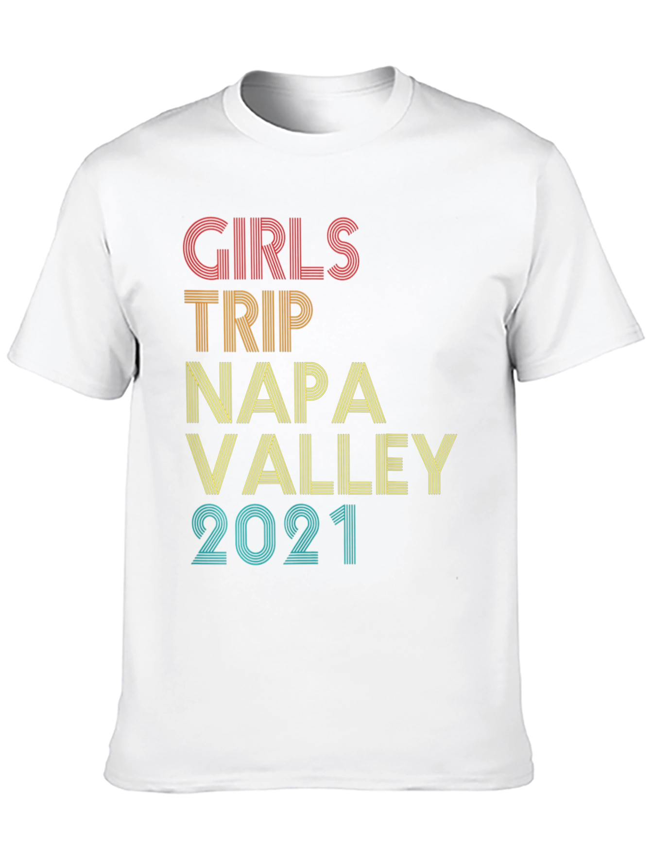 Girls Trip Napa Valley 2021 Black T-Shirt