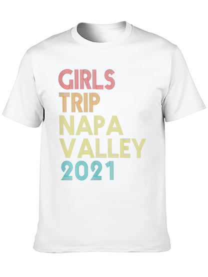 Girls Trip Napa Valley 2021 Black T-Shirt