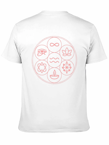 Symbol Circle Graphic Black T-Shirt