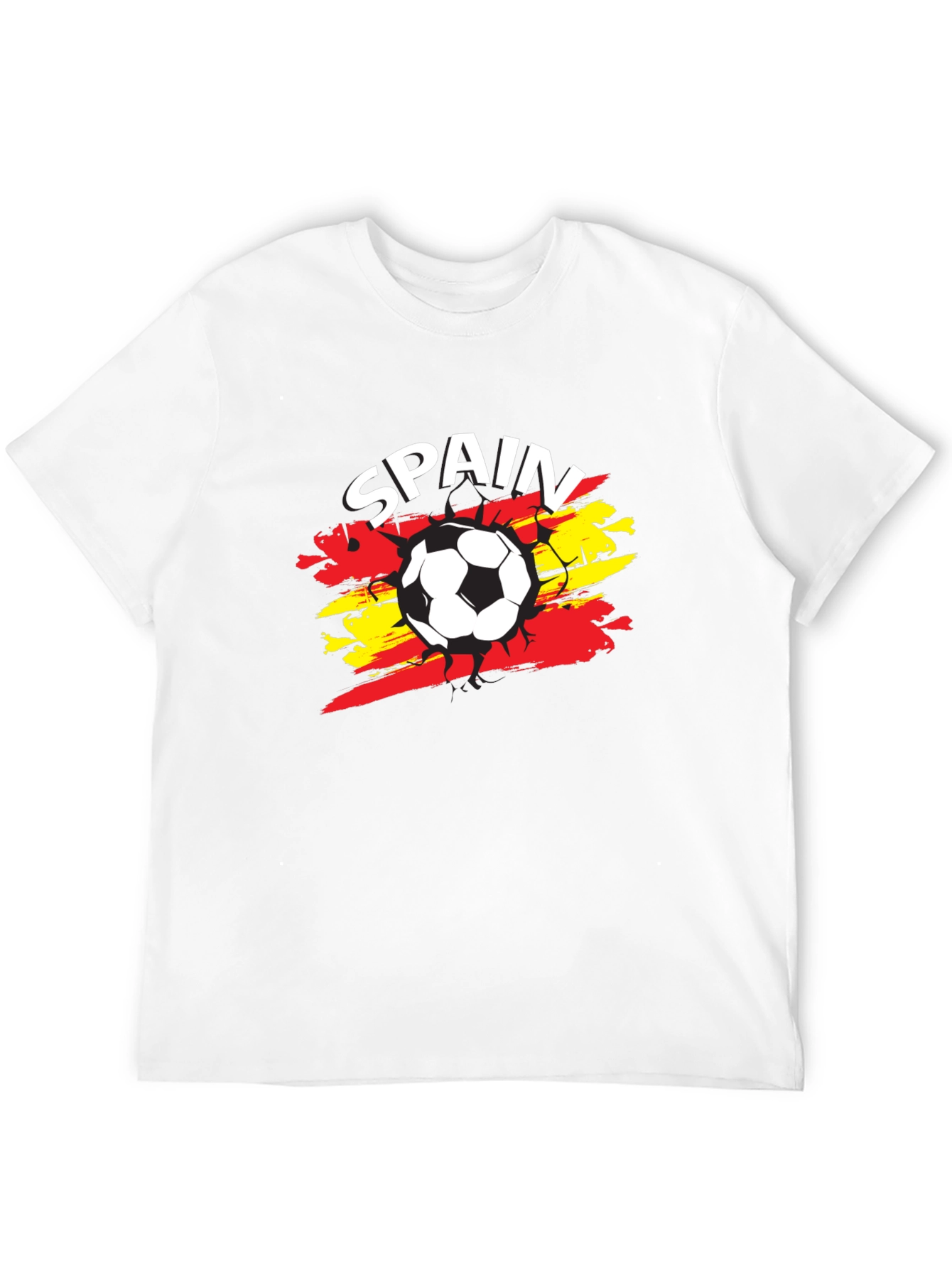 Spain Soccer T-Shirt - Black