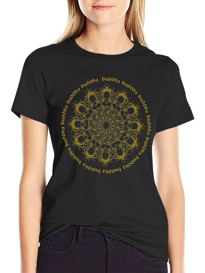 Buddha Mandala Graphic T-Shirt