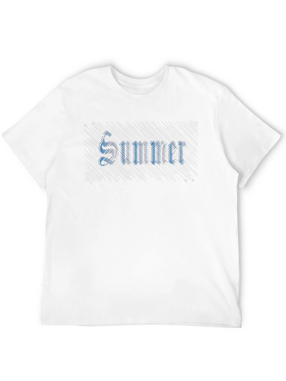 Gothic Style Graphic Tee - Black