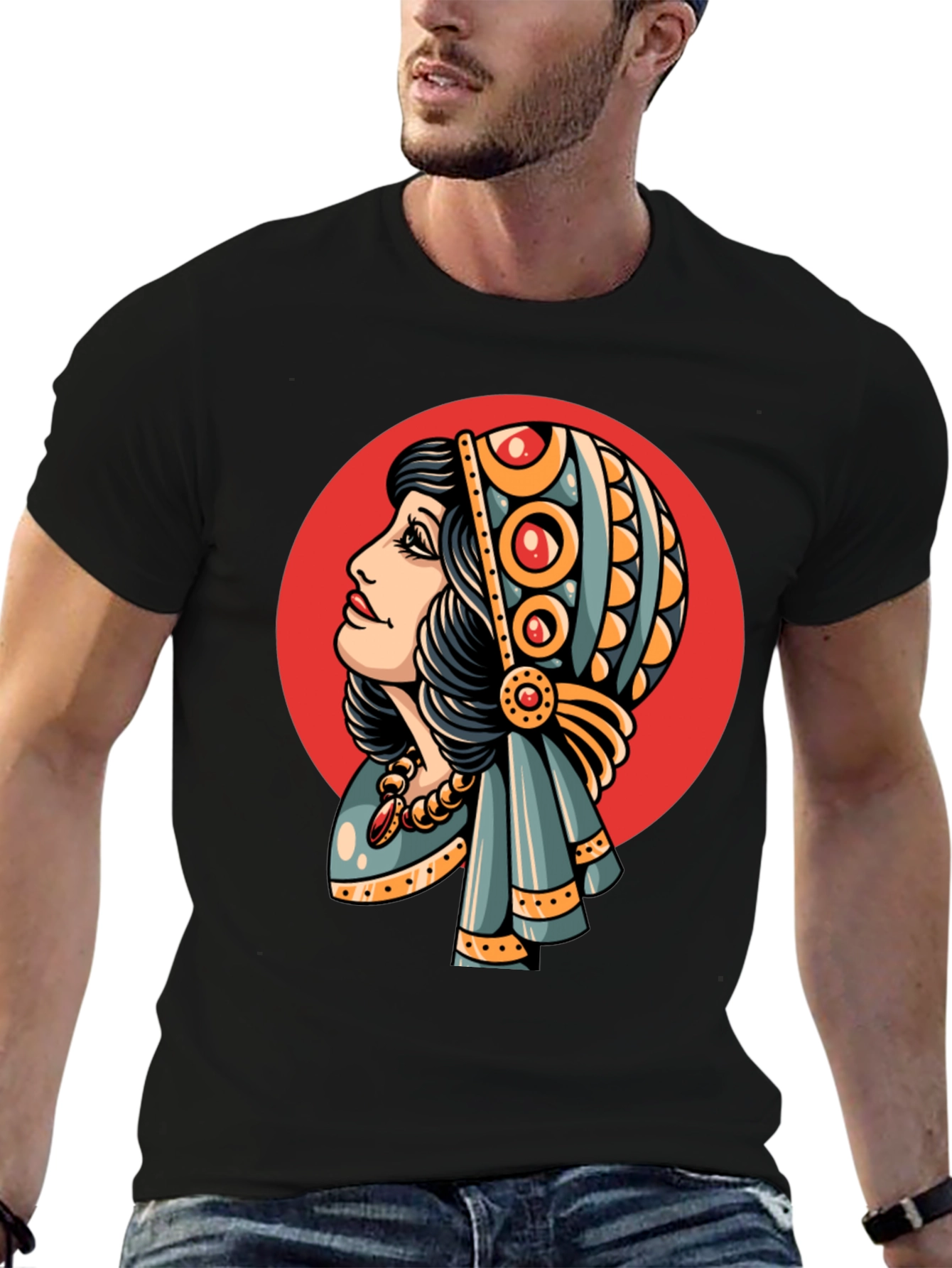Mystic Woman Graphic Tee - Black