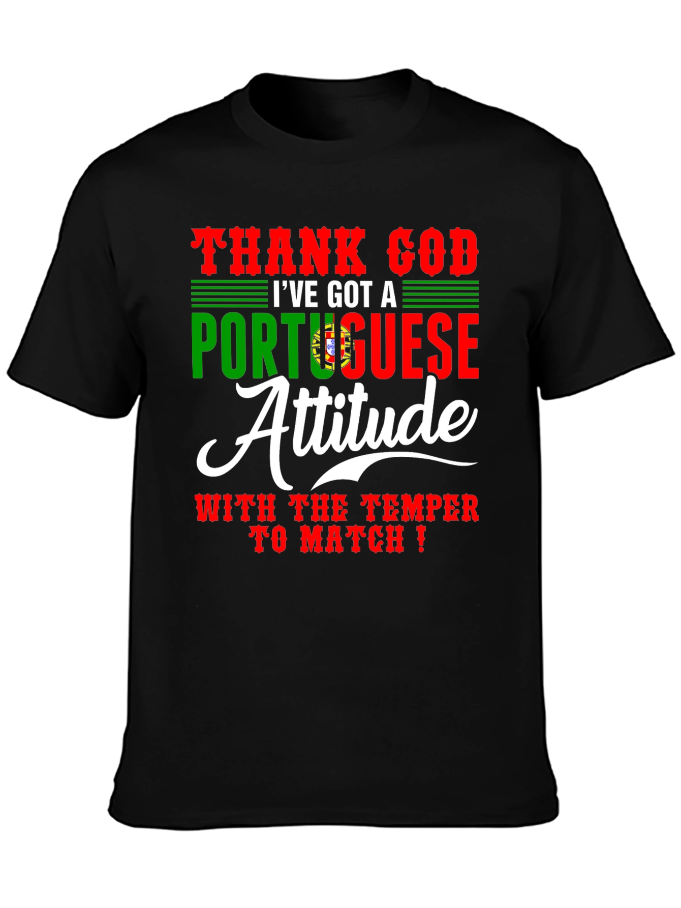 Portuguese Attitude Graphic Tee