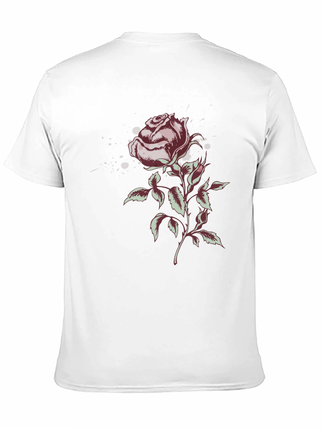 Rose Graphic T-Shirt - Stylish Floral Design