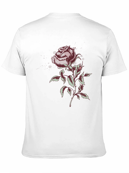 Rose Graphic T-Shirt - Stylish Floral Design