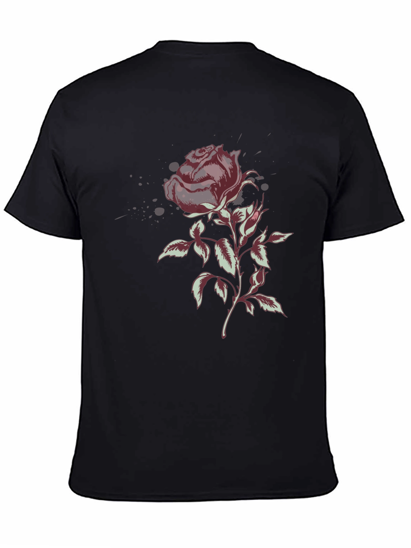 Rose Graphic T-Shirt - Stylish Floral Design