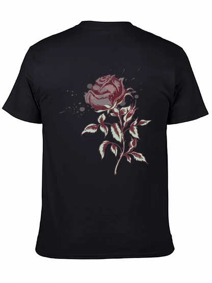 Rose Graphic T-Shirt - Stylish Floral Design