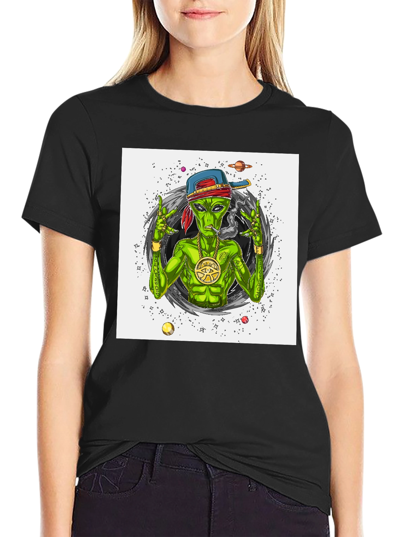 Alien Rapper Graphic Tee
