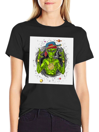 Alien Rapper Graphic Tee
