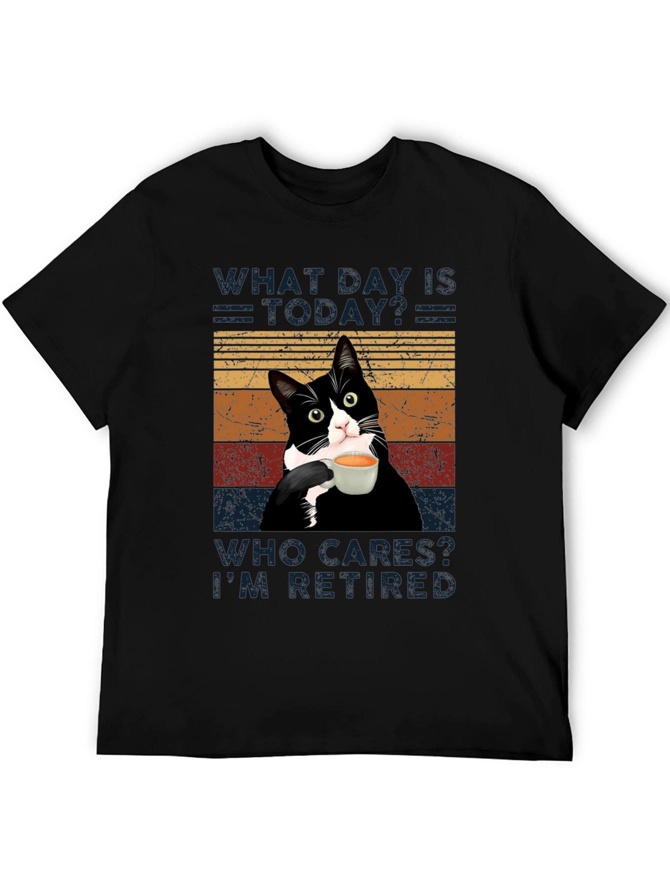 Funny Retired Cat T-Shirt