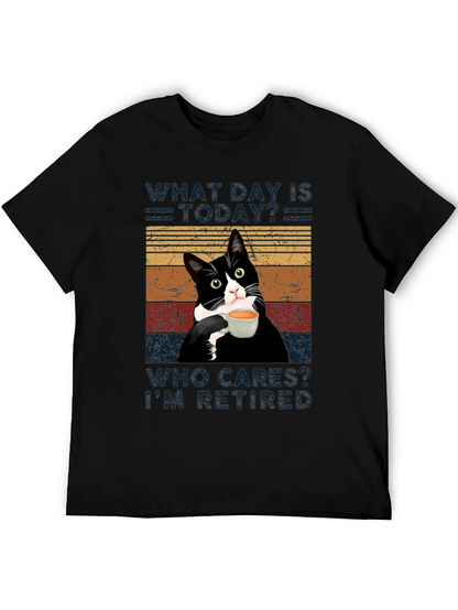 Funny Retired Cat T-Shirt