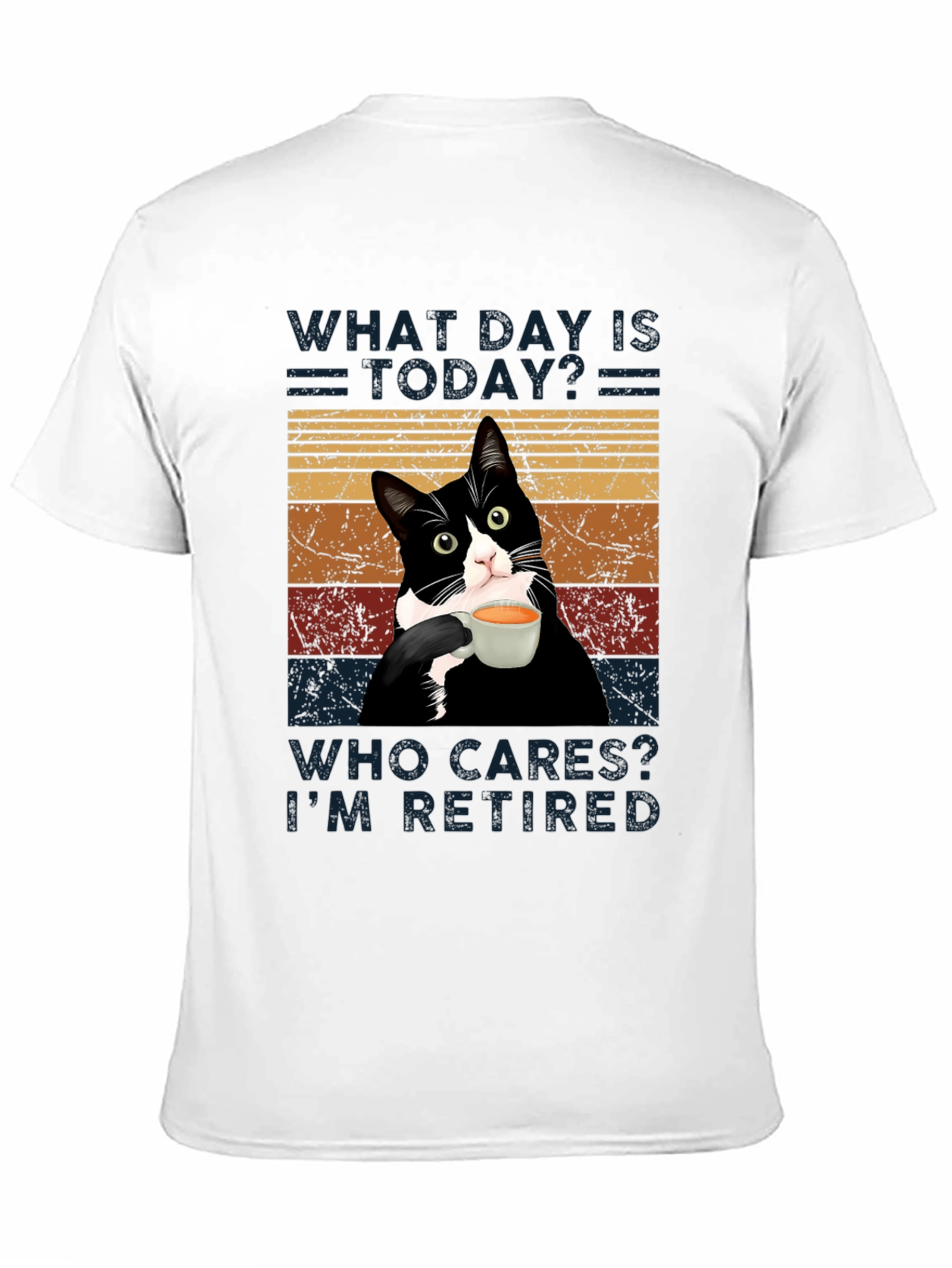 Funny Retired Cat T-Shirt