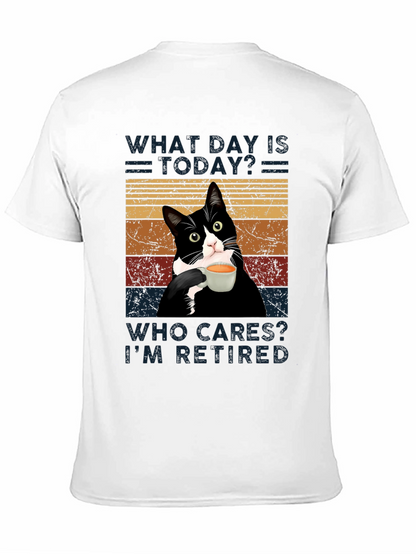 Funny Retired Cat T-Shirt