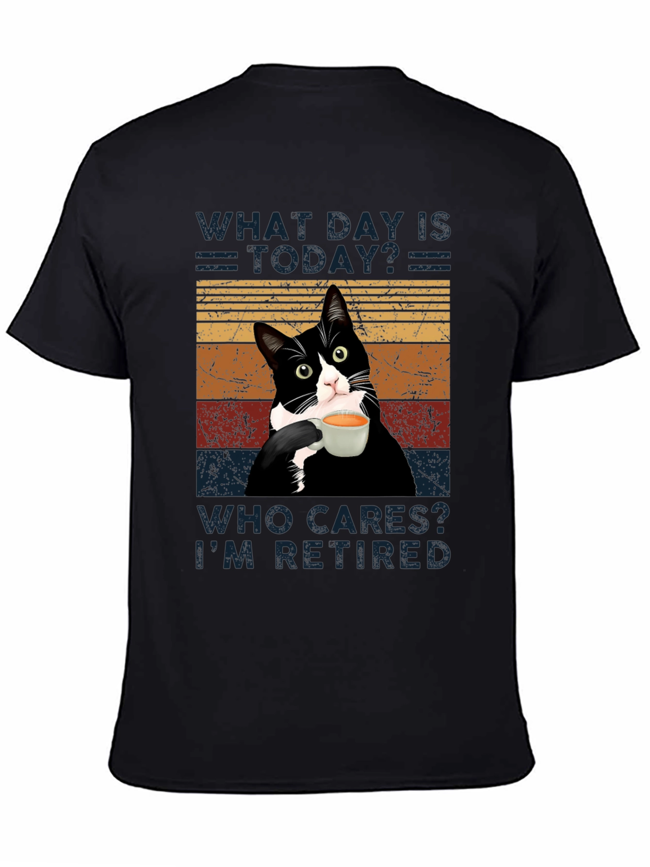 Funny Retired Cat T-Shirt