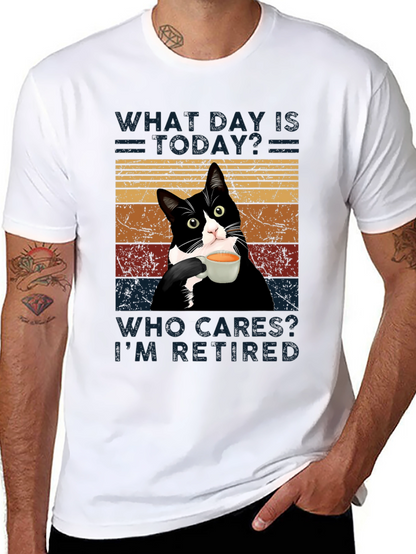 Funny Retired Cat T-Shirt