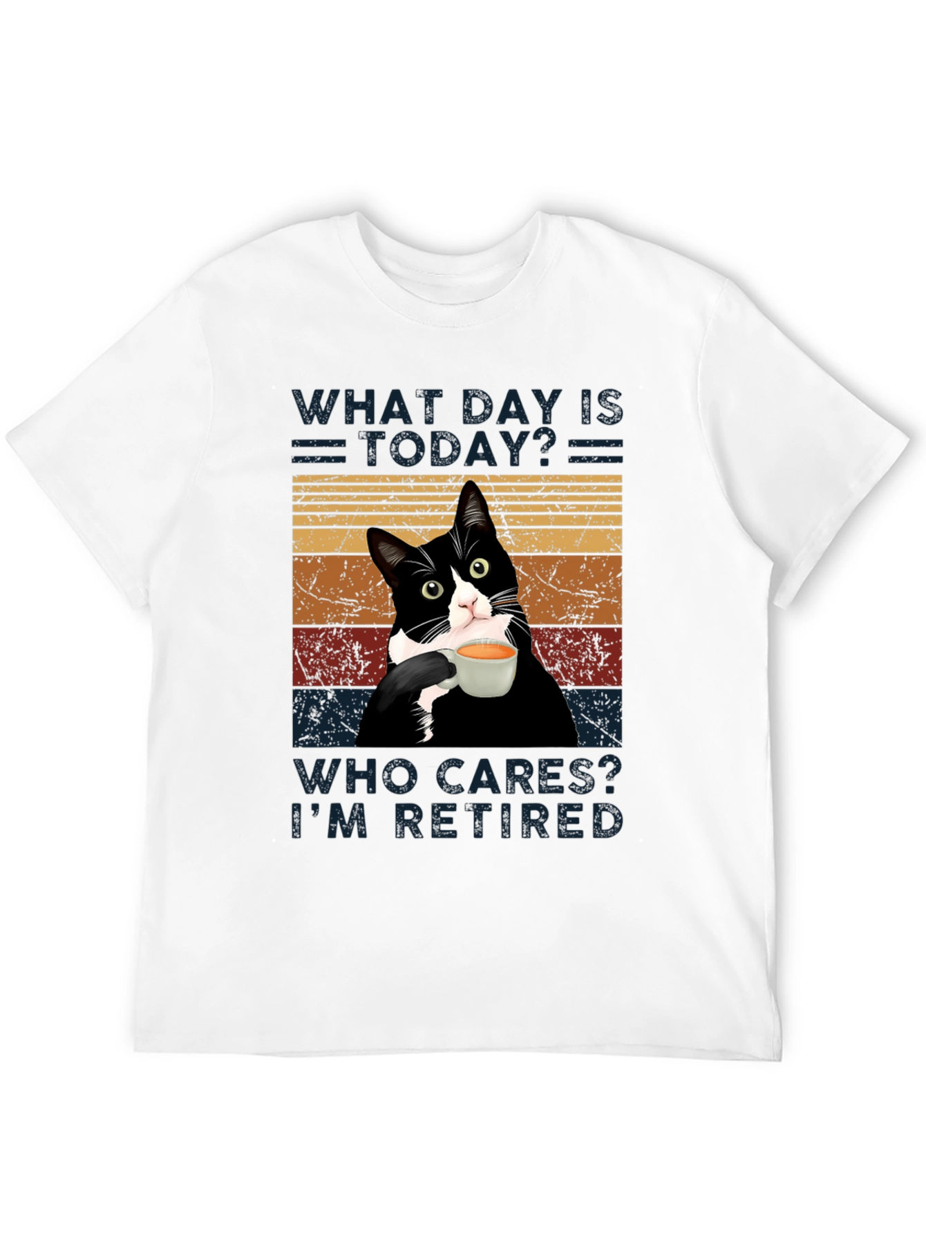 Funny Retired Cat T-Shirt