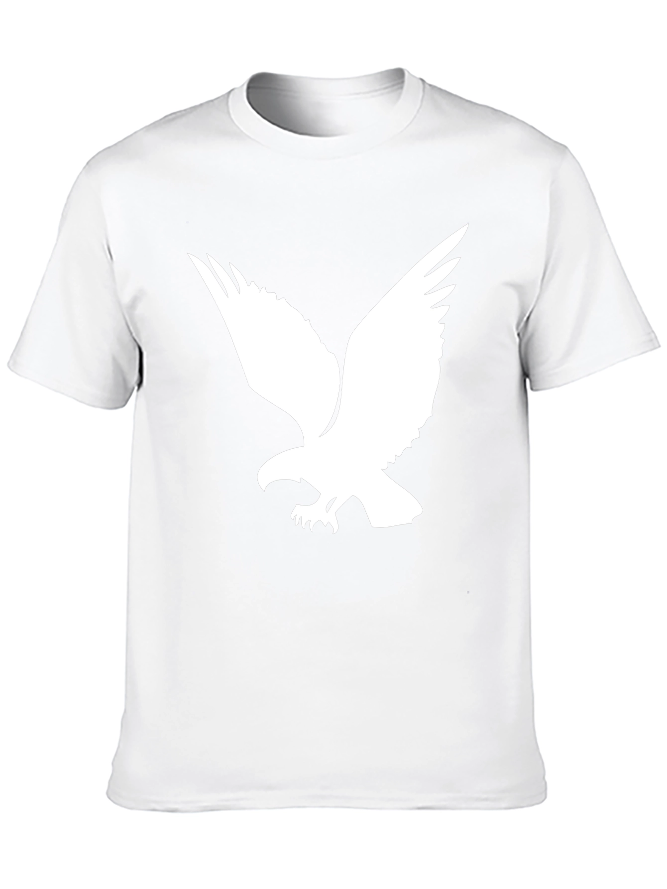 Black T-Shirt with Eagle Graphic