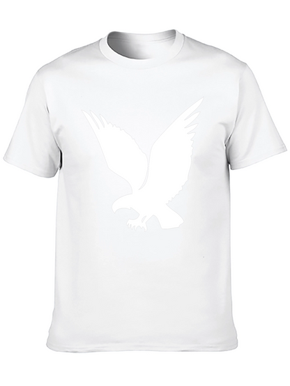 Black T-Shirt with Eagle Graphic