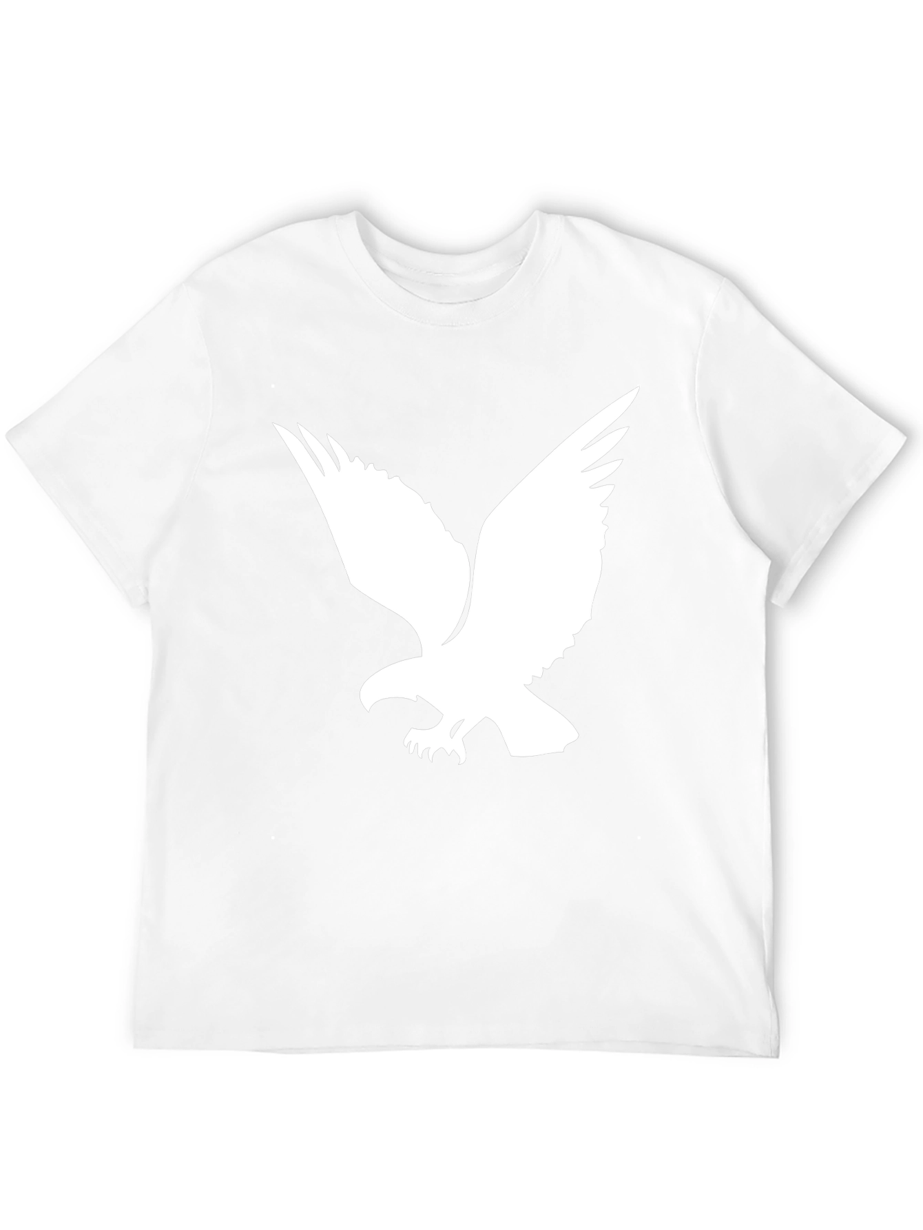 Black T-Shirt with Eagle Graphic