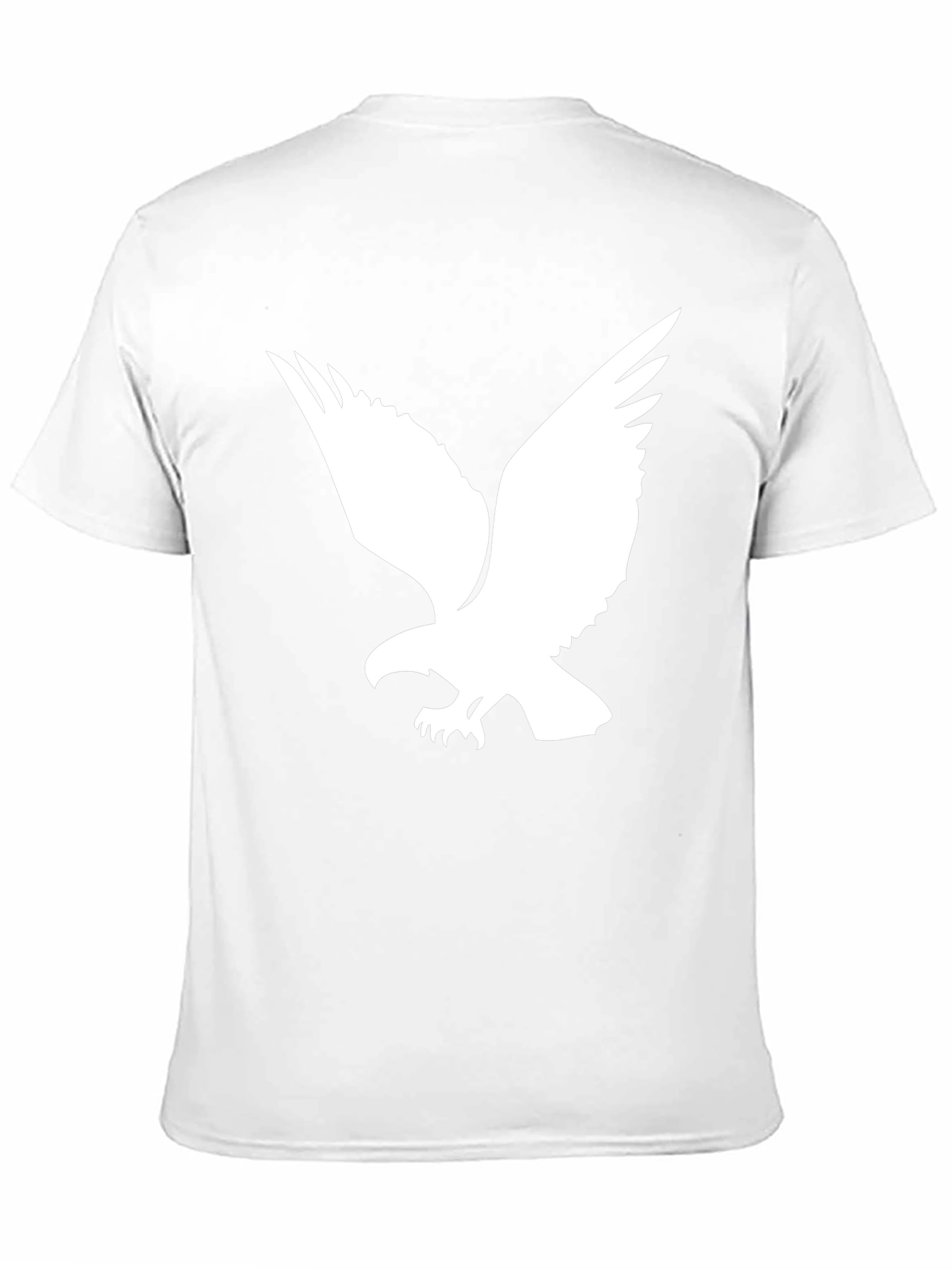 Black T-Shirt with Eagle Graphic