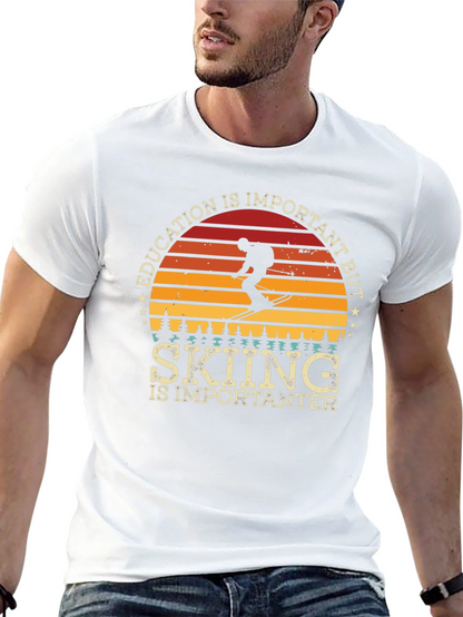 Skiing is Importanter Tee