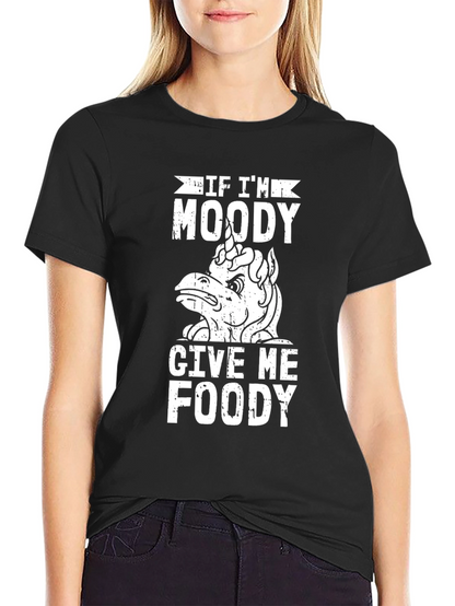 Moody Unicorn Food T-Shirt