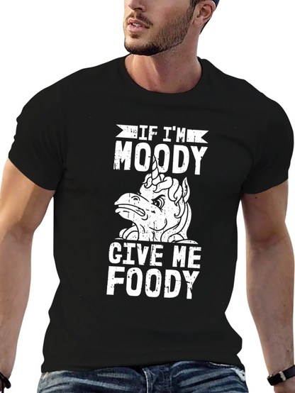 Moody Unicorn Food T-Shirt