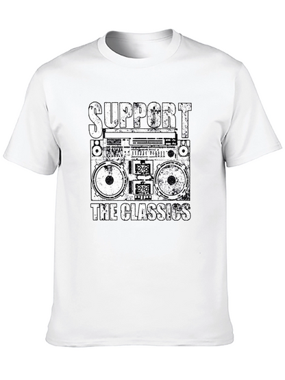 Retro Boombox T-Shirt - Support the Classics!