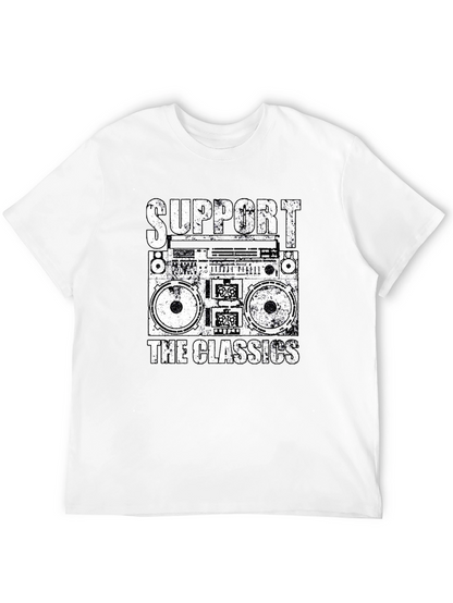 Retro Boombox T-Shirt - Support the Classics!