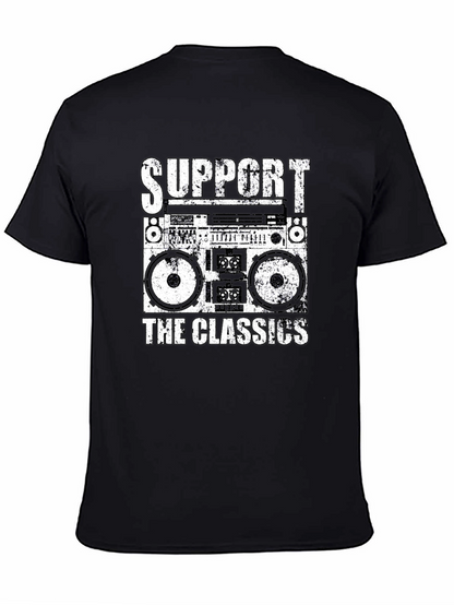 Retro Boombox T-Shirt - Support the Classics!