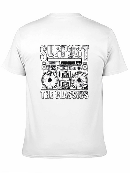 Retro Boombox T-Shirt - Support the Classics!