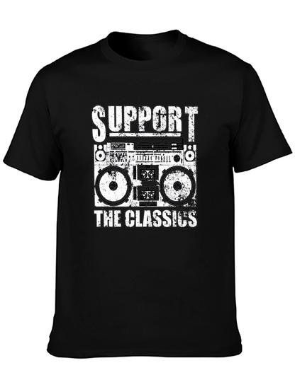 Retro Boombox T-Shirt - Support the Classics!