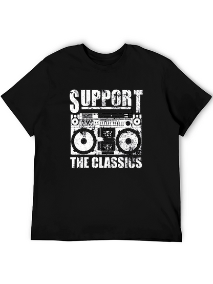 Retro Boombox T-Shirt - Support the Classics!