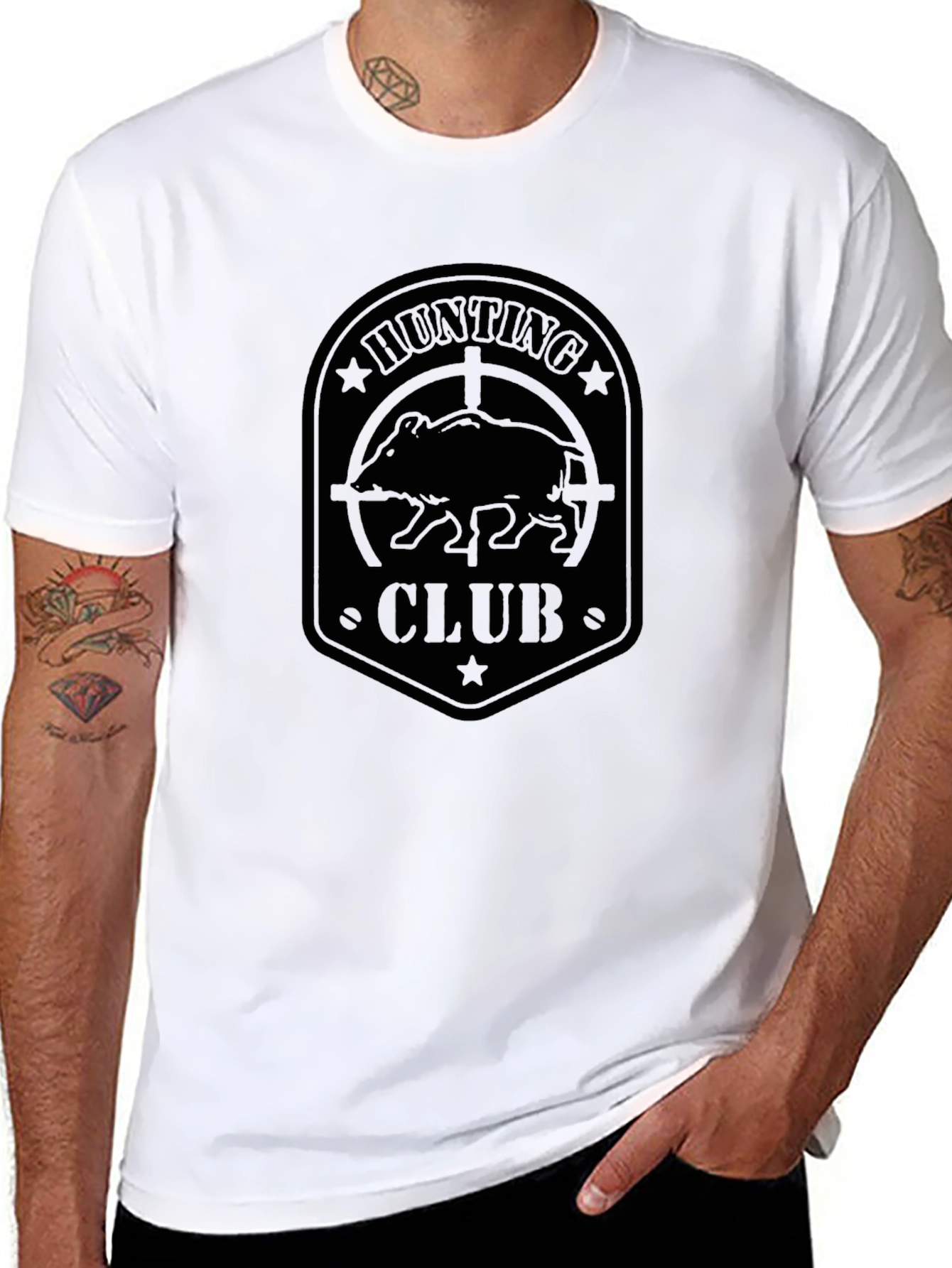 Hunting Club Black T-Shirt