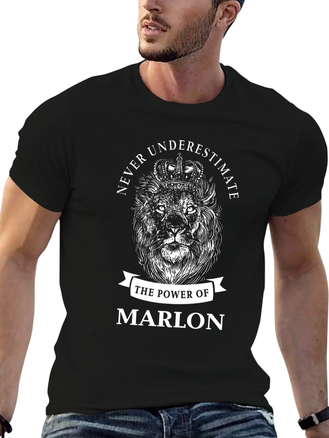 Never Underestimate Marlon Lion T-Shirt