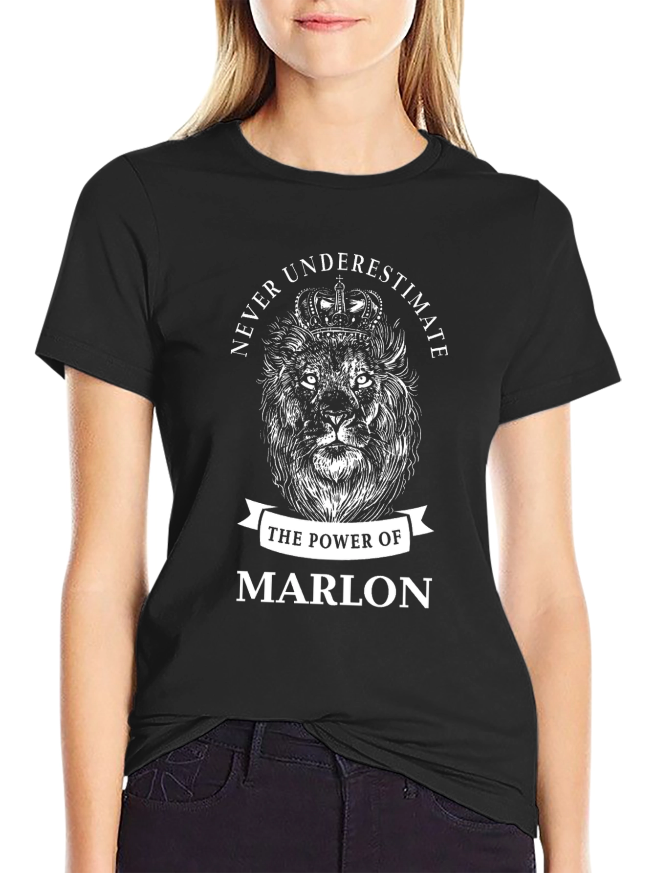 Never Underestimate Marlon Lion T-Shirt