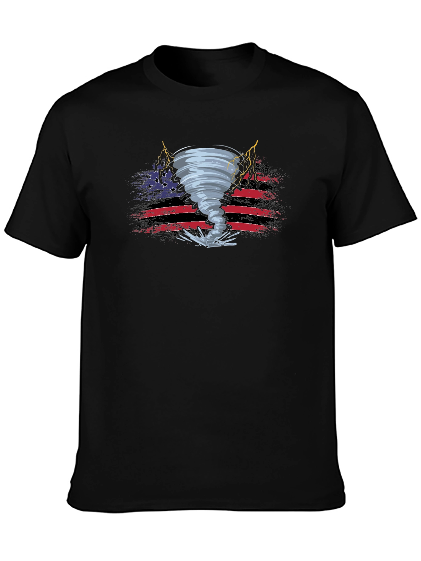 Tornado American Flag Graphic Tee