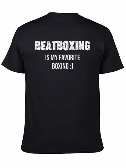 Beatboxing is My Favorite Boxing Black T-Shirt