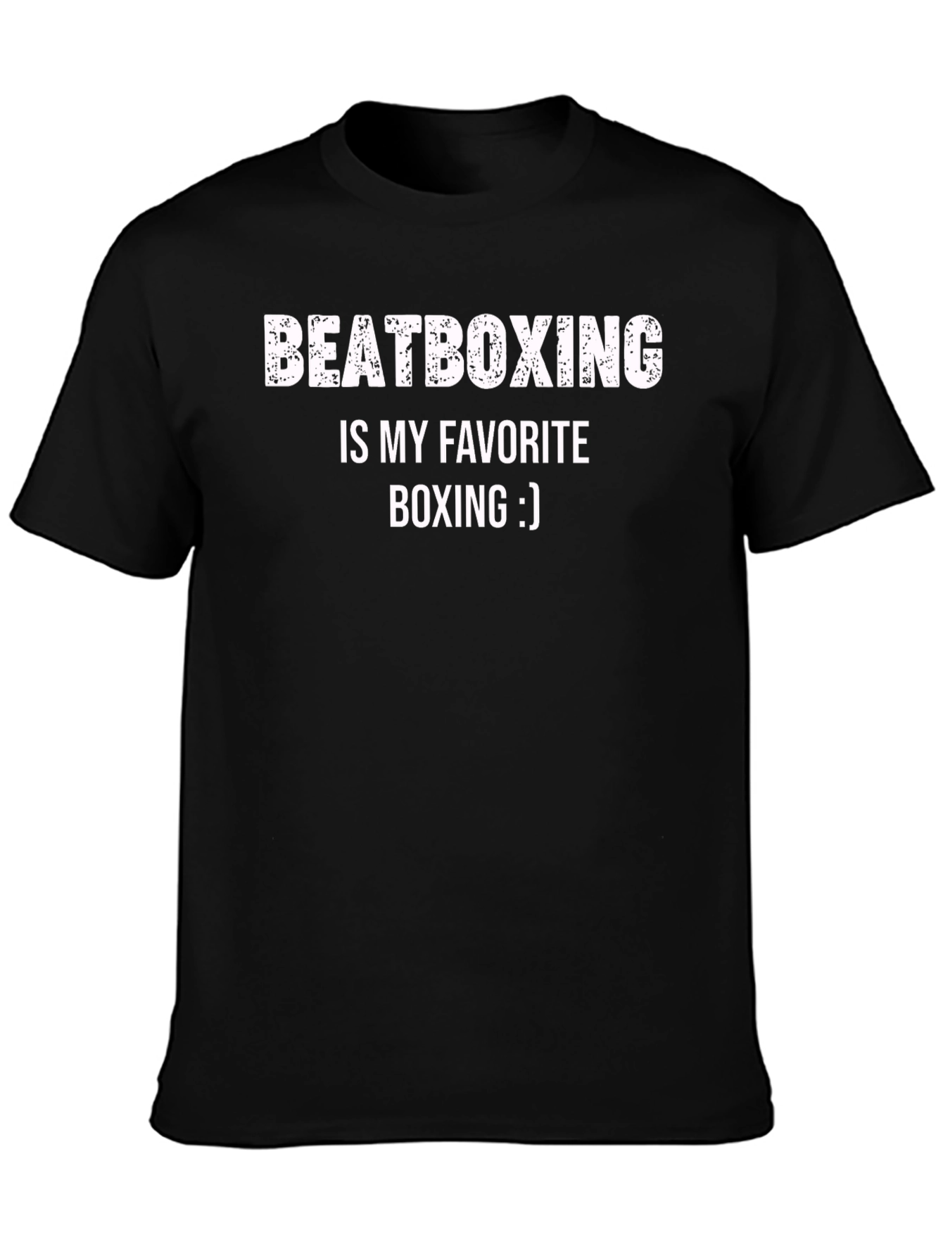 Beatboxing is My Favorite Boxing Black T-Shirt